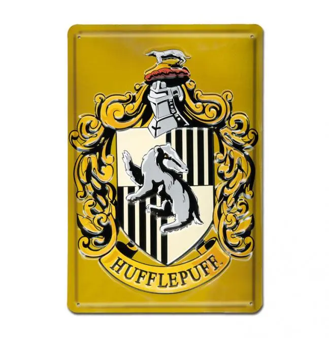 Harry Potter 3D Tin Sign Hufflepuff 20 x 30 cm product photo