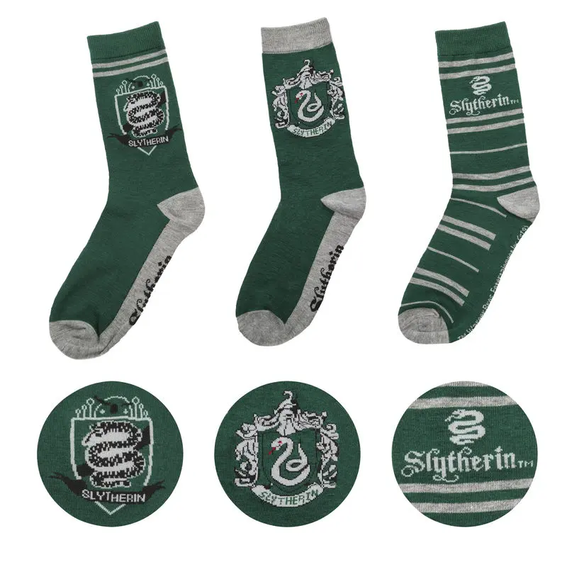 Harry Potter Socks 3-Pack Slytherin termékfotó