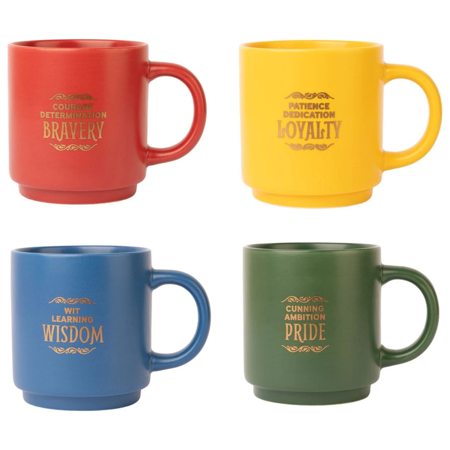 Harry Potter set of 4 mugs 300ml product photo