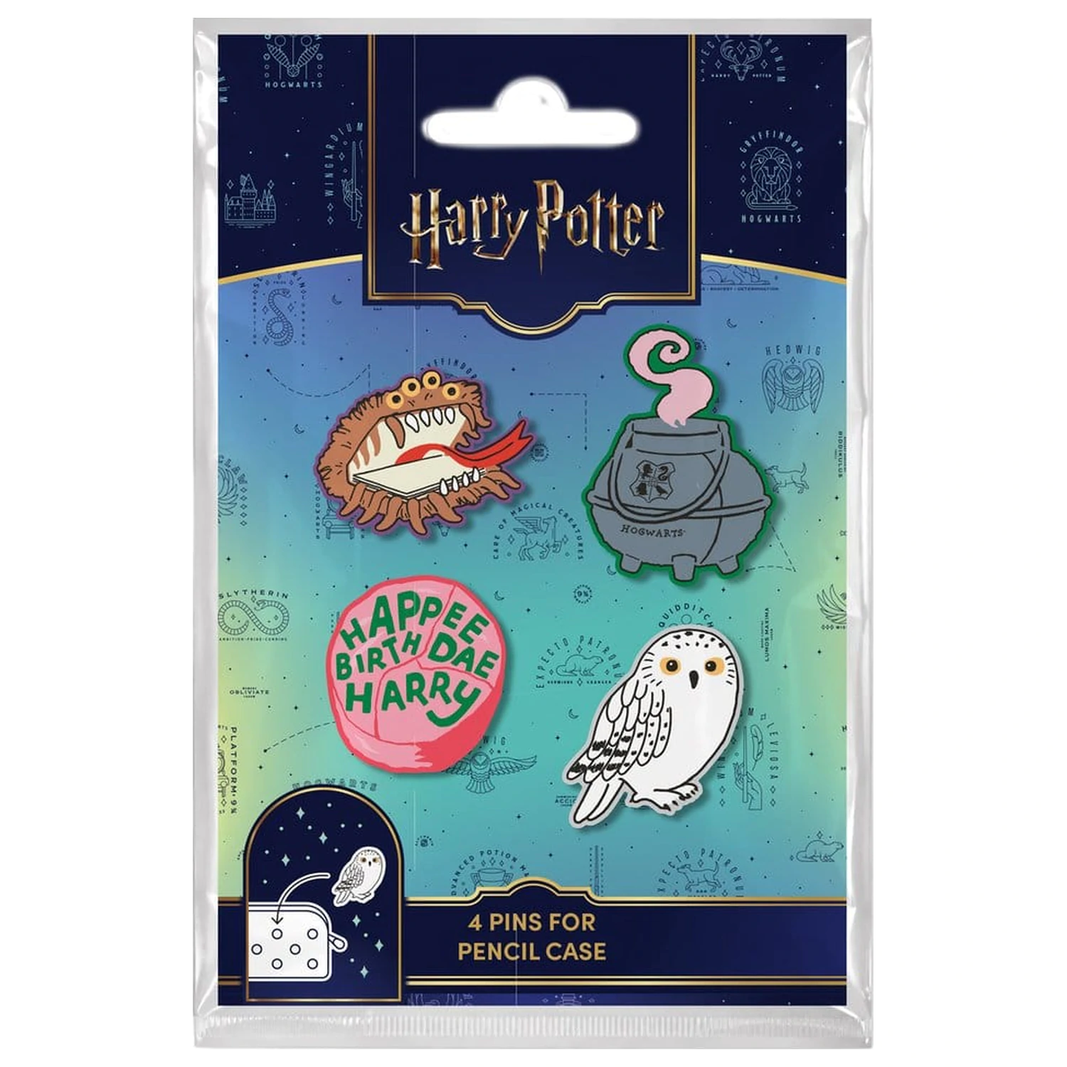 Harry Potter Pin Badges Set of 4 product photo