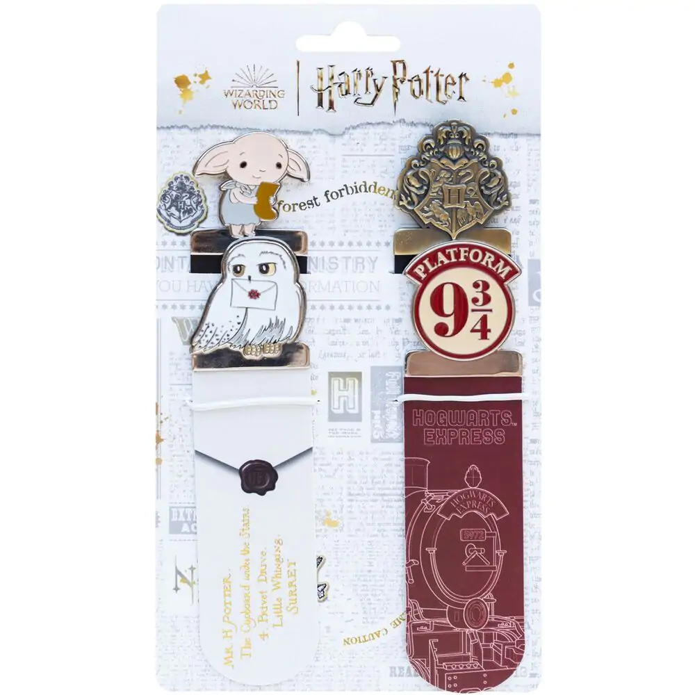 Harry Potter 4 bookmark set product photo