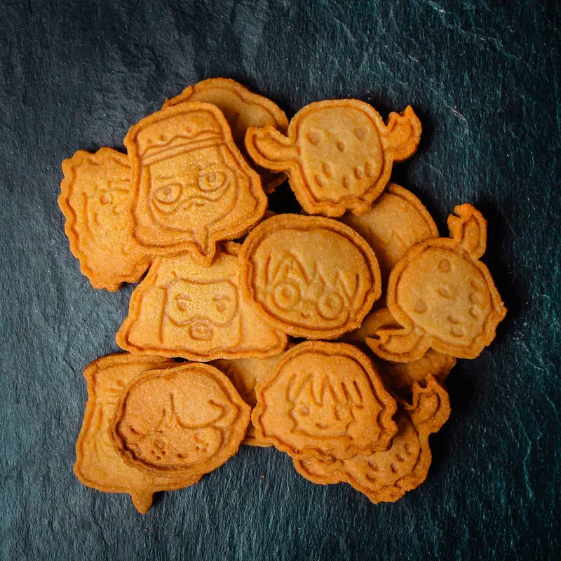 Harry Potter Cookie Cutter / Cookie Stamp 6-Pack Kawaii product photo