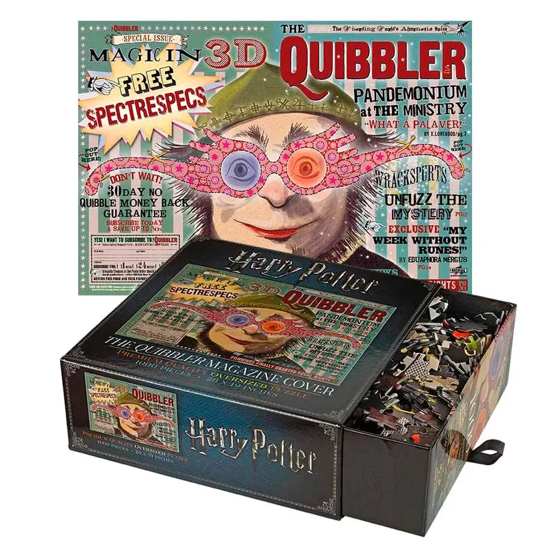 Harry Potter Jigsaw Puzzle The Quibbler Magazine Cover product photo