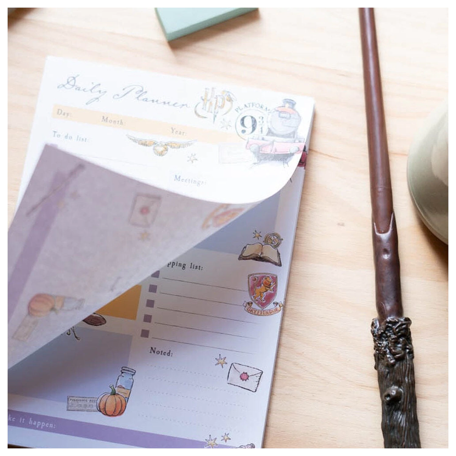 Harry Potter A5 daily planner product photo