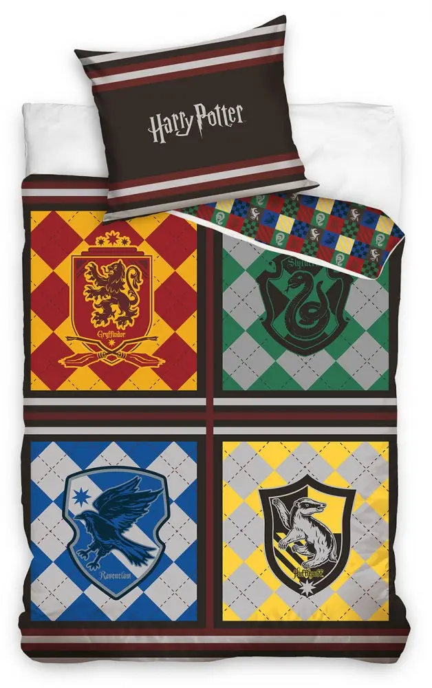 Harry Potter Duvet Cover Set, 140x200cm, 70x90cm product photo