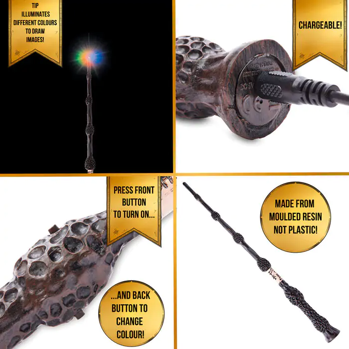 Harry Potter Albus Dumbledore Elder Deluxe Lumos wand termékfotó