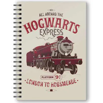 Harry Potter Notebook with 3D-Effect All Aboard the Hogwarts Express termékfotó