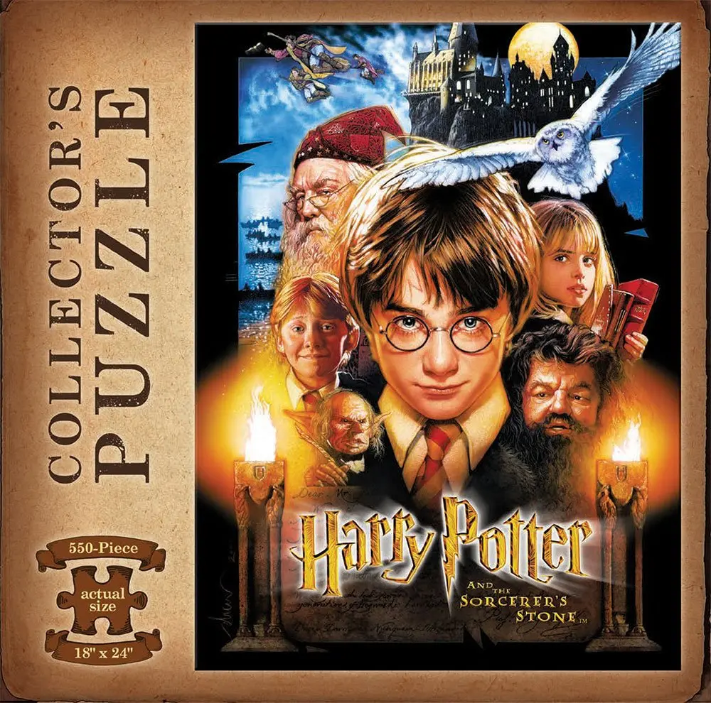 Harry Potter and the Sorcerer's Stone Collector's Jigsaw Puzzle Movie (550 pieces) product photo