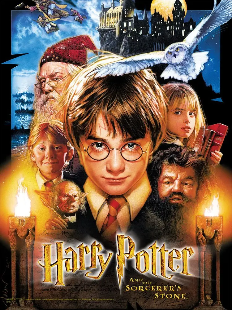 Harry Potter and the Sorcerer's Stone Collector's Jigsaw Puzzle Movie (550 pieces) product photo