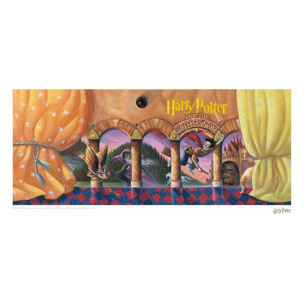 Harry Potter Art Print Philosopher's Stone Book Cover Artwork Limited Edition 42 x 30 cm product photo