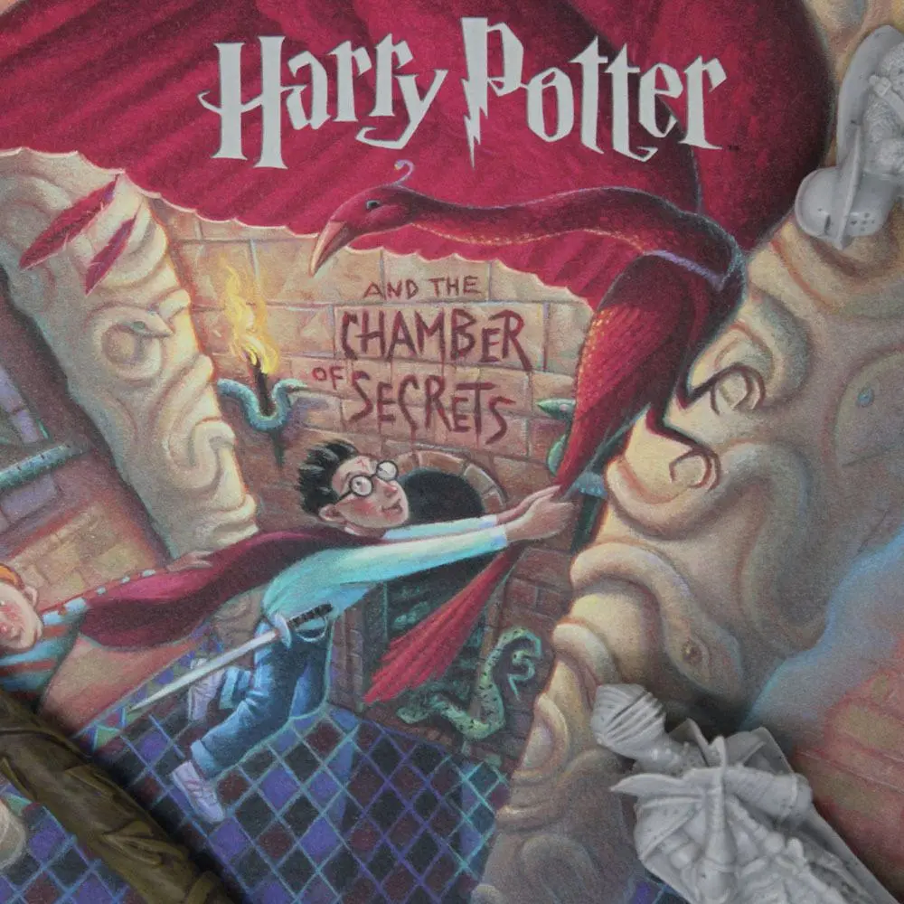 Harry Potter Art Print Chamber of Secrets Book Cover Artwork Limited Edition 42 x 30 cm product photo