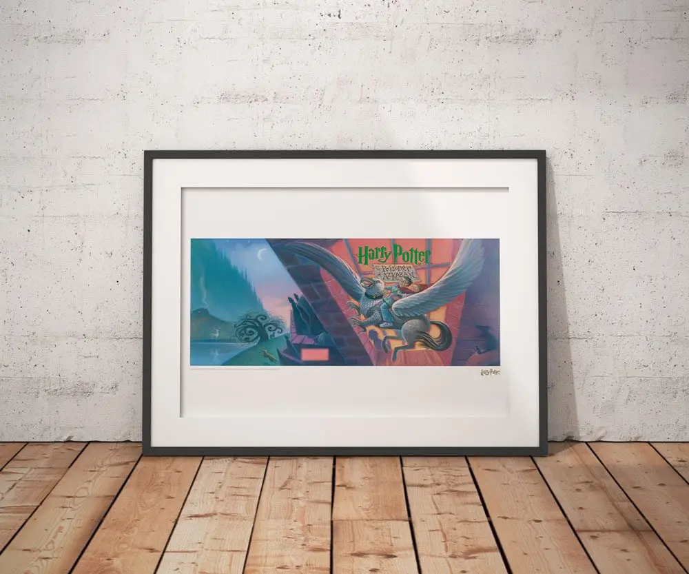 Harry Potter Art Print Prisoner of Azkaban Book Cover Artwork Limited Edition 42 x 30 cm product photo