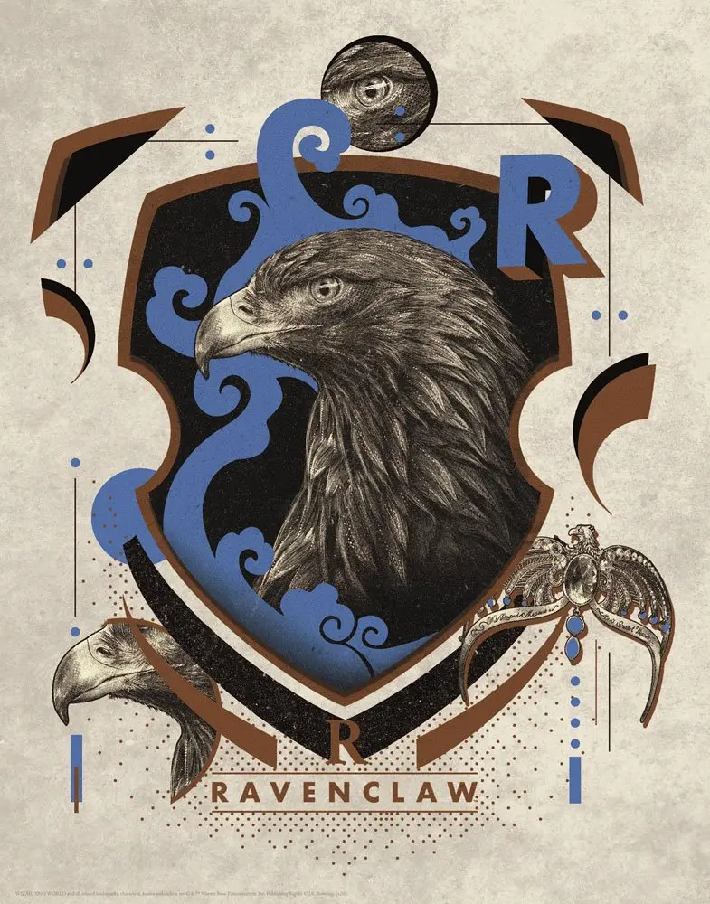 Harry Potter Art Print Ravenclaw 36 x 28 cm product photo