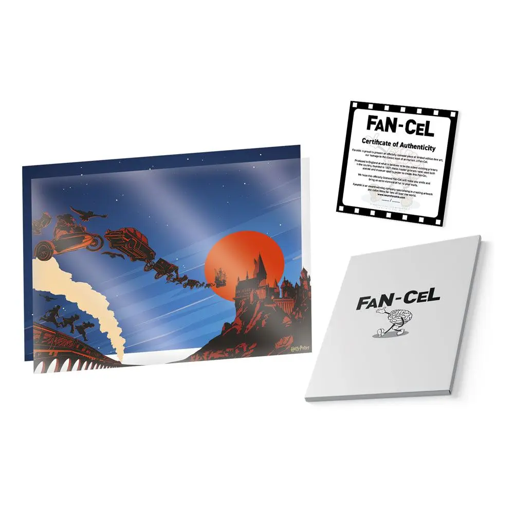 Harry Potter Art Print Transport to Hogwarts Limited Edition Fan-Cel 36 x 28 cm product photo