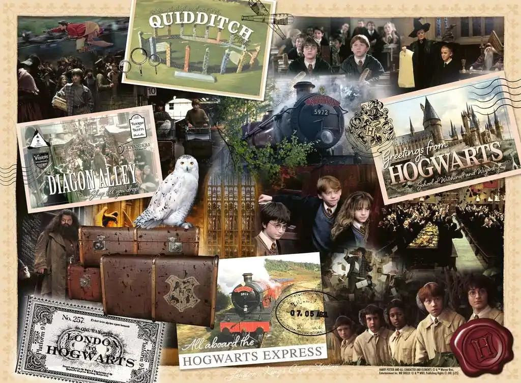 Harry Potter Children&#039;s Jigsaw Puzzle XXL Back at Hogwarts (300 pieces) product photo