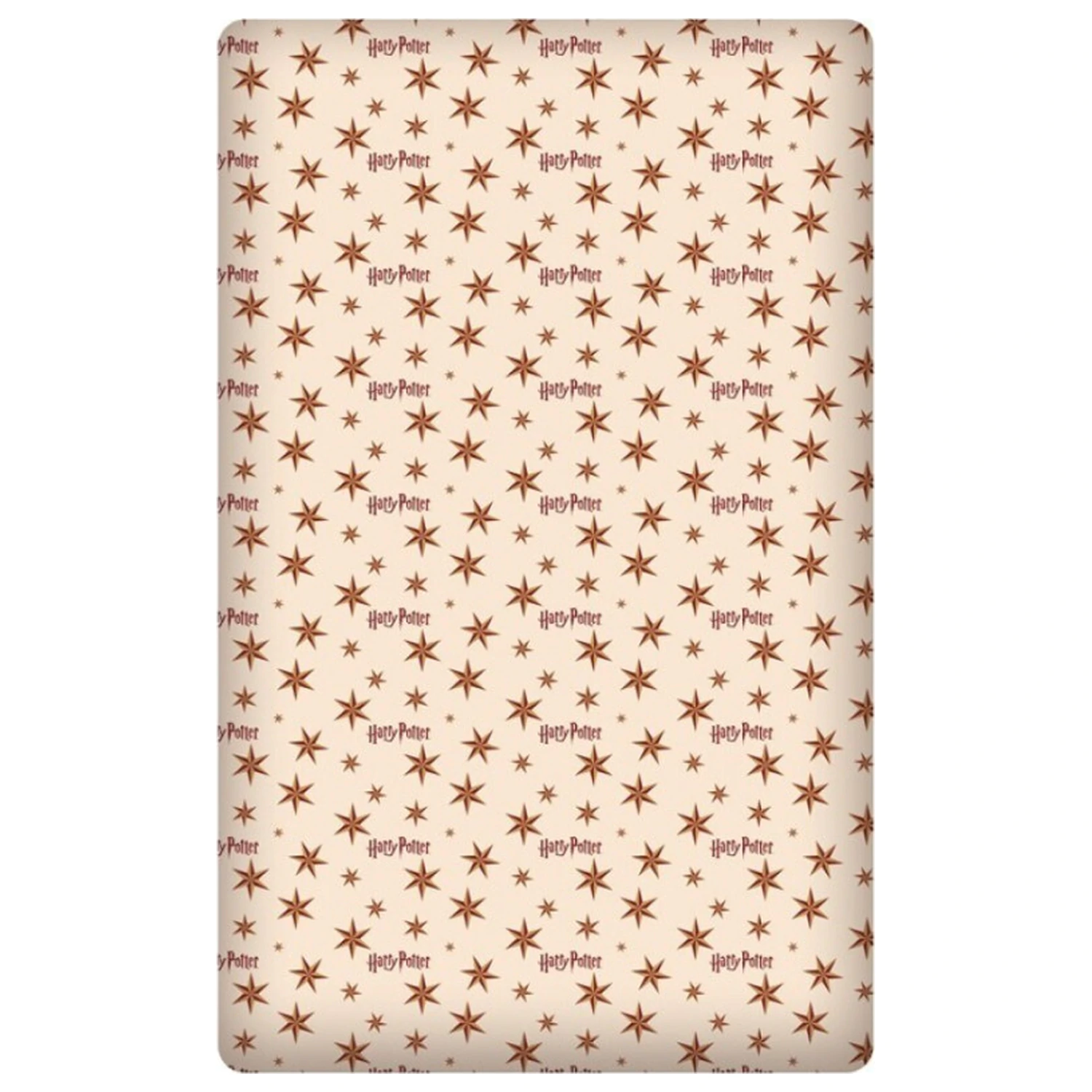 Harry Potter Beige Star Fitted Sheet 90x200 cm product photo