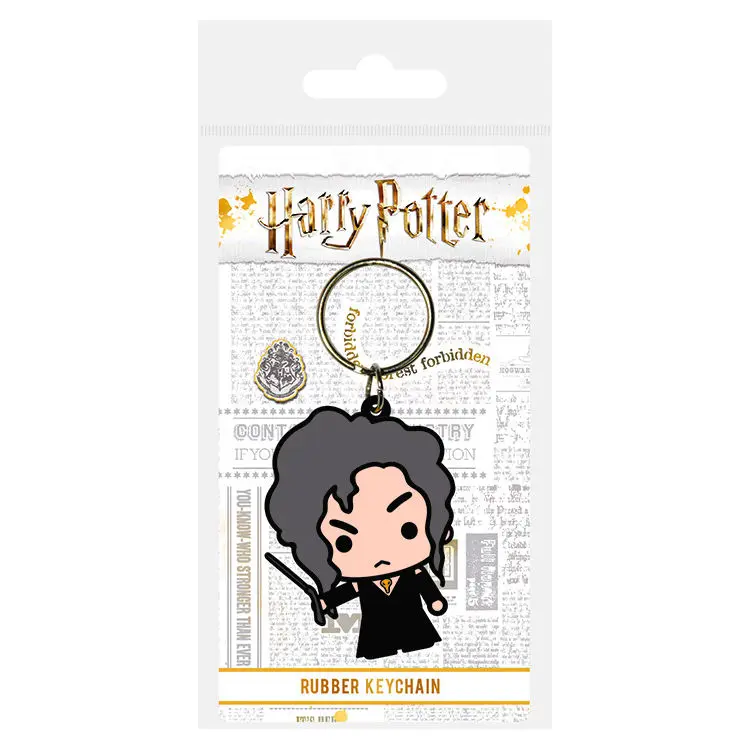 Harry Potter Bellatrix Lestrange rubber keychain product photo