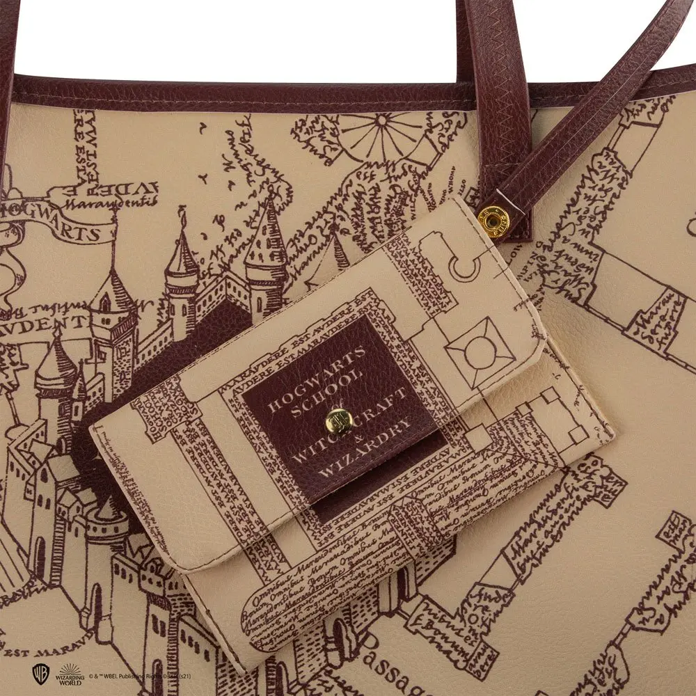 Harry Potter Shopping Bag & Pouch Marauder's Map termékfotó