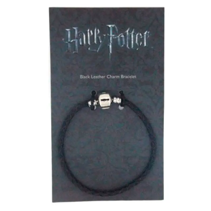 Harry Potter Slider Charm Leather Bracelet Size XL product photo