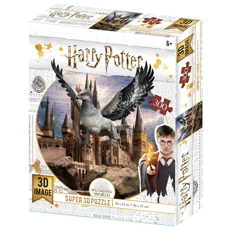 Harry Potter Buckbeak and Hogwarts Prime 3D puzzle 300pcs product photo
