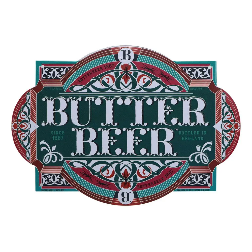 Harry Potter Tin Sign Butter Beer product photo