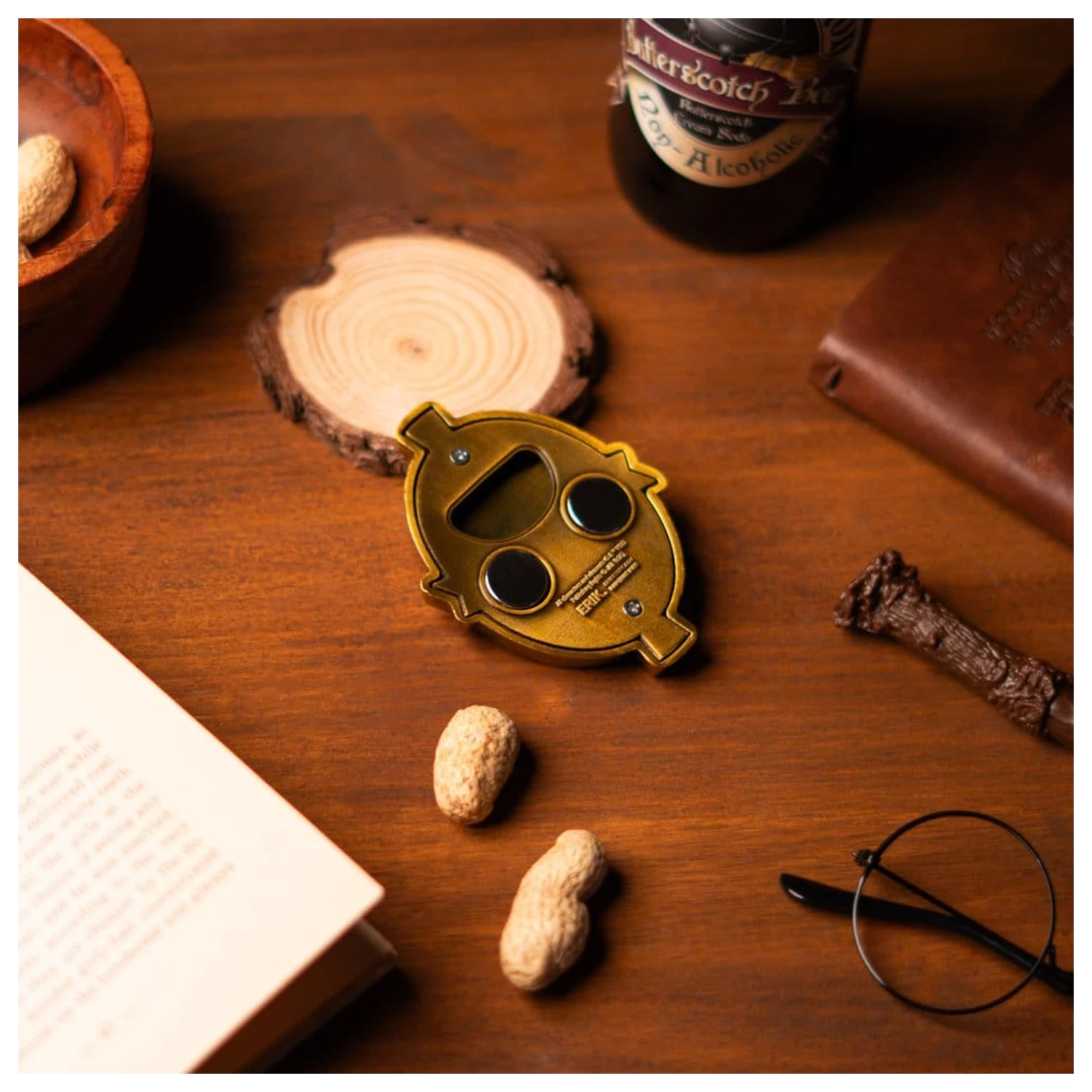 Harry Potter Butterbeer Magnet with Bottle Opener product photo