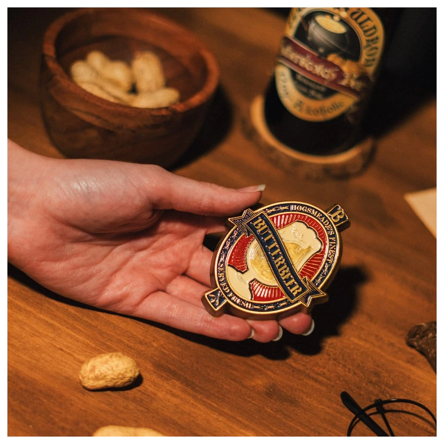 Harry Potter Butterbeer Magnet with Bottle Opener product photo