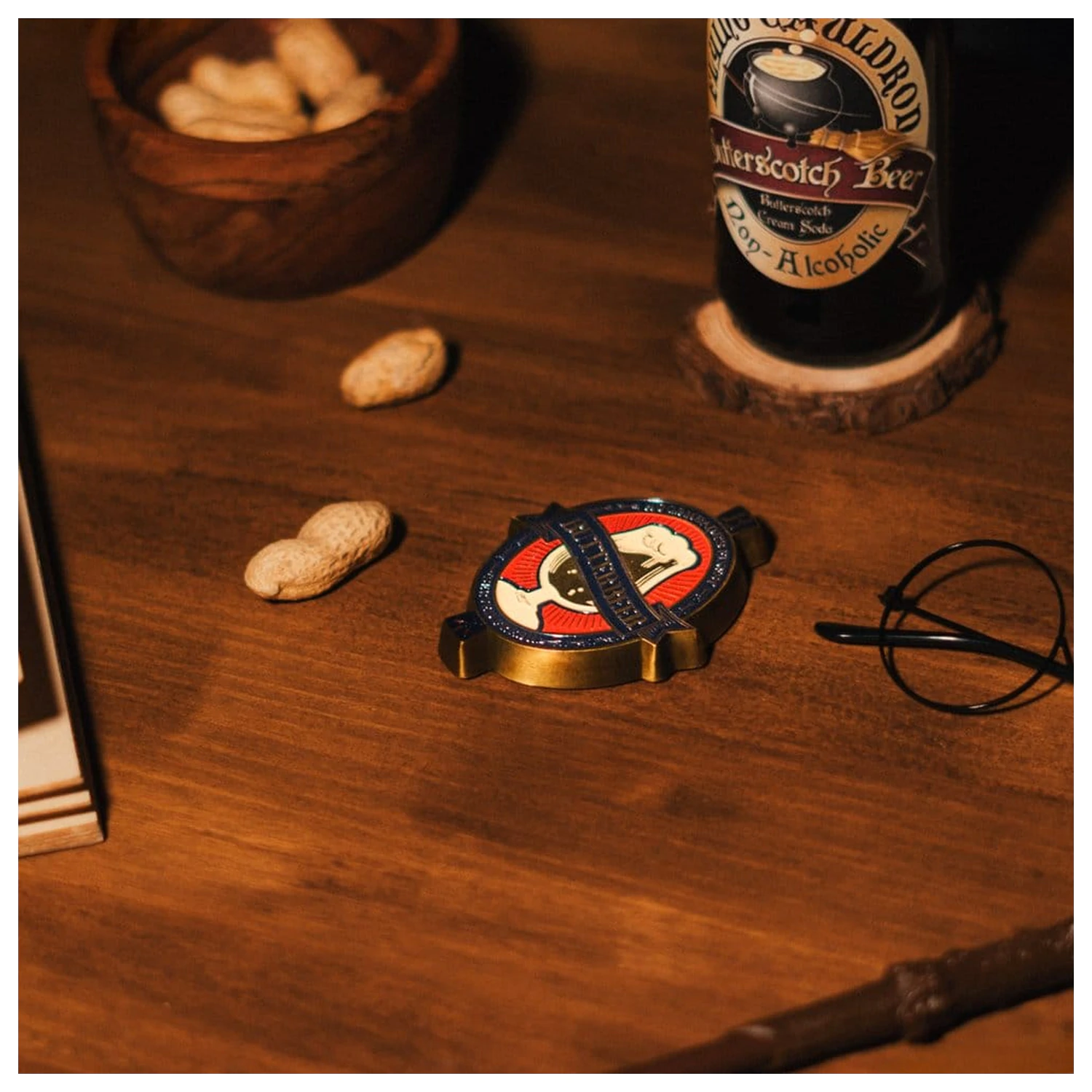 Harry Potter Butterbeer Magnet with Bottle Opener product photo
