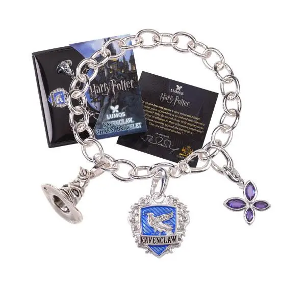 Harry Potter Charm Bracelet Lumos Ravenclaw (silver plated) product photo