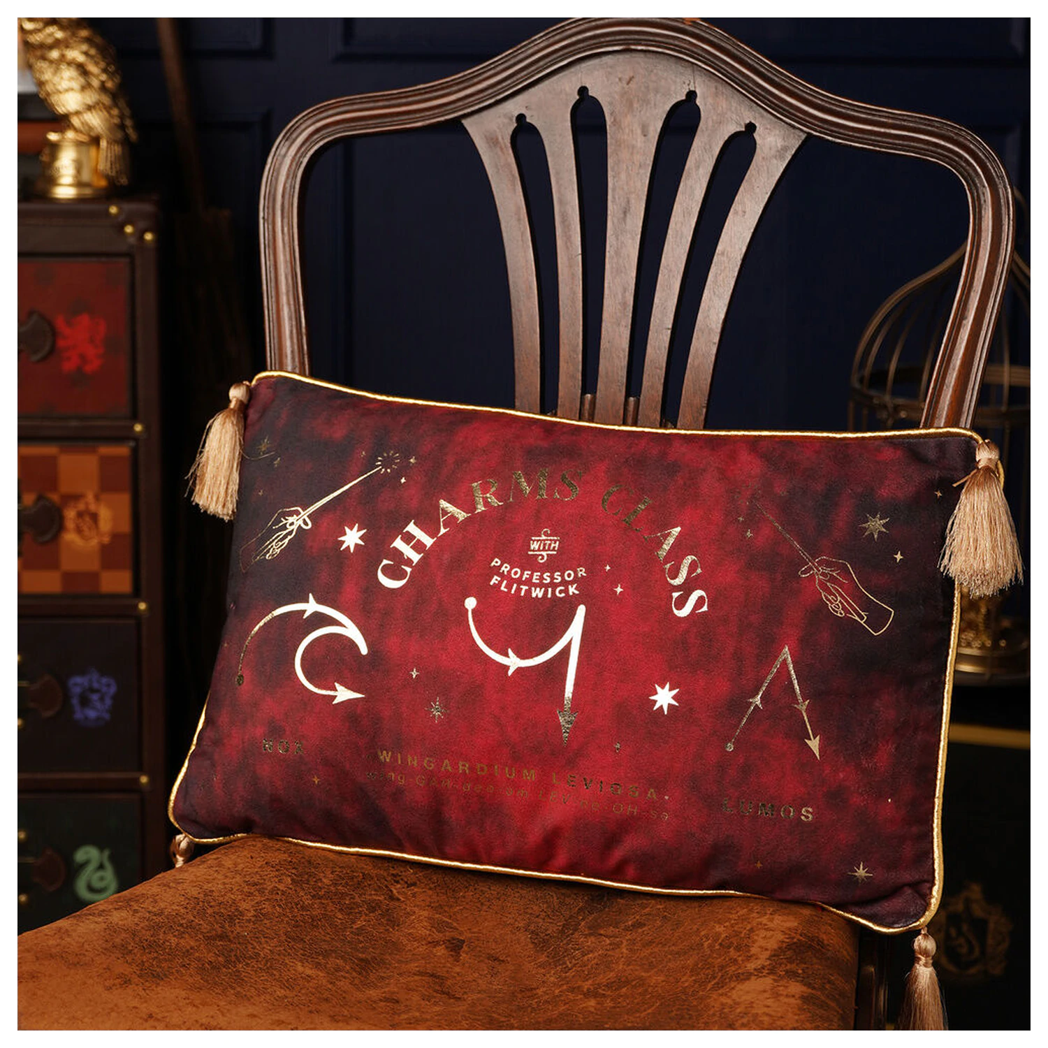 Harry Potter Charms Class velvet cushion product photo