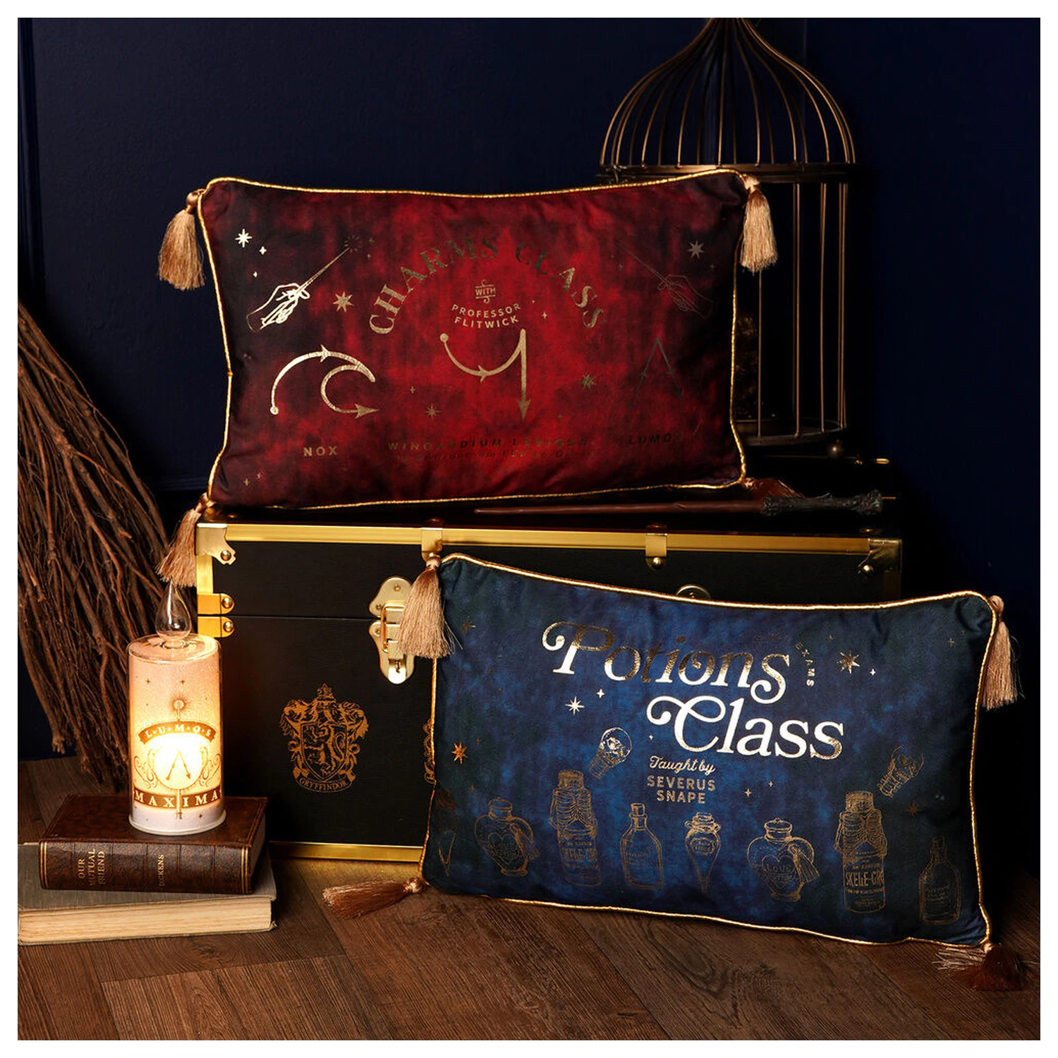 Harry Potter Charms Class velvet cushion product photo