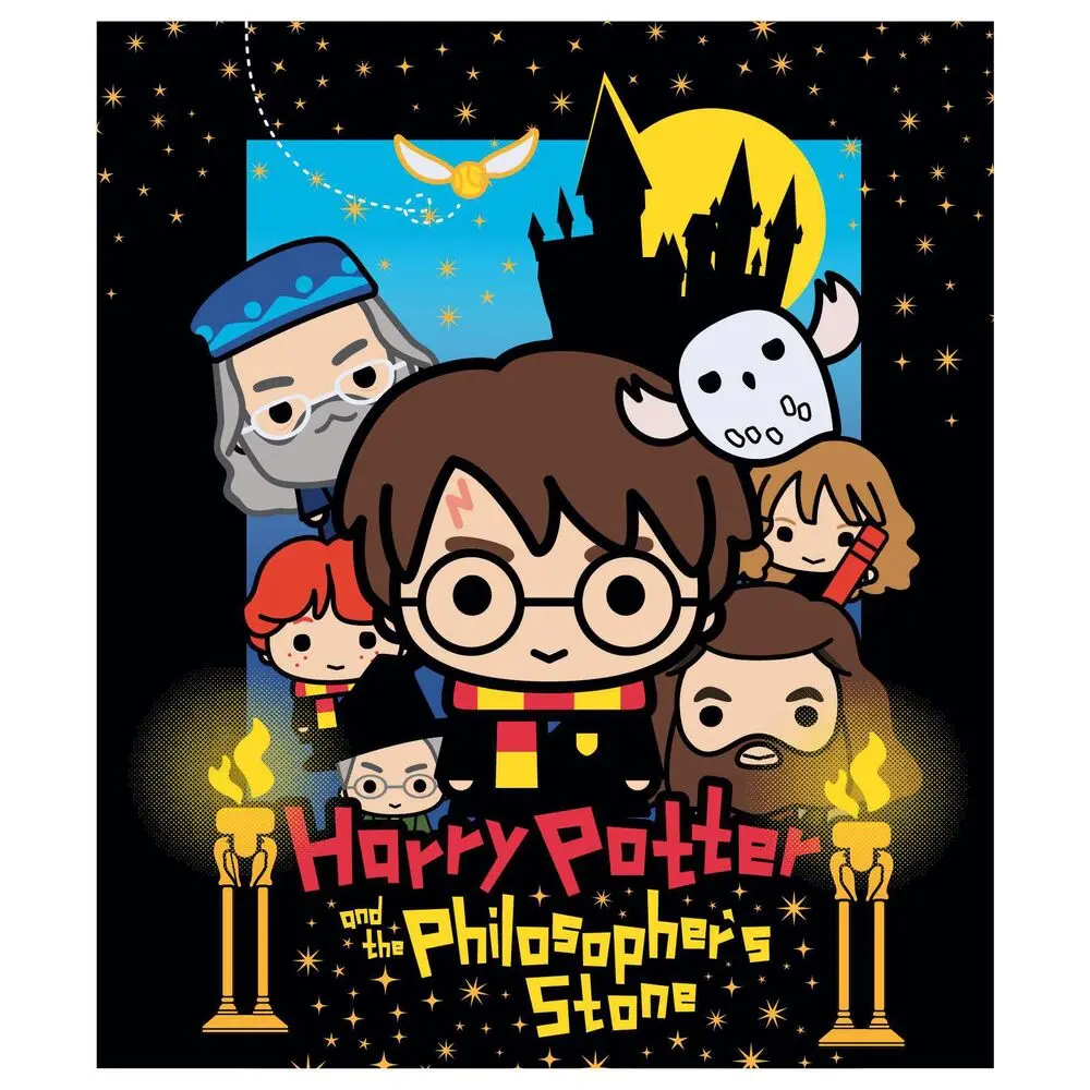 Harry Potter Chibi premium coral blanket termékfotó