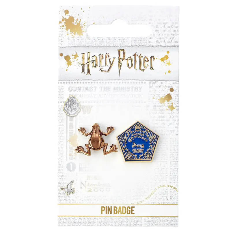 Harry Potter Pin Badges 2-Pack Chocolate Frog product photo