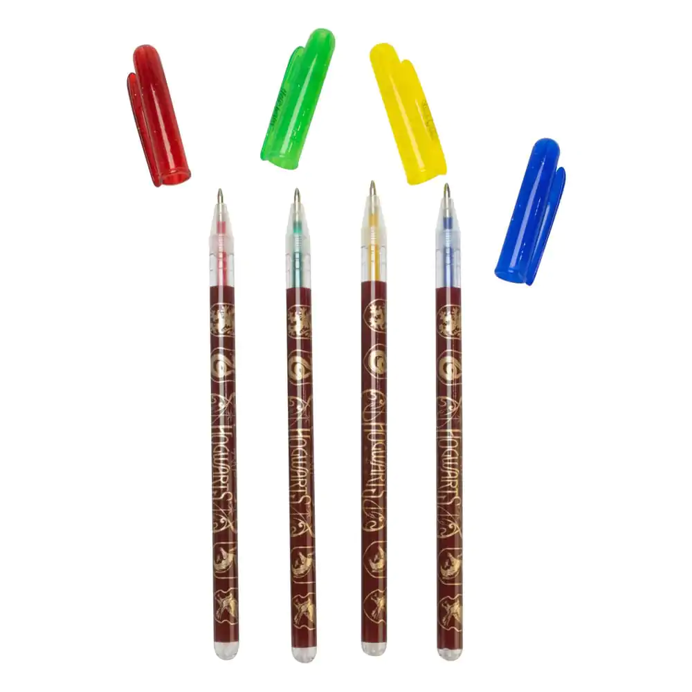 Harry Potter Gel Pens 4-Pack Colourful Crest product photo