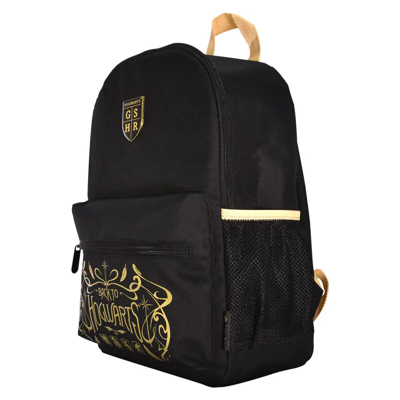 Harry Potter Core Backpack Black &amp; Camel Hogwarts product photo