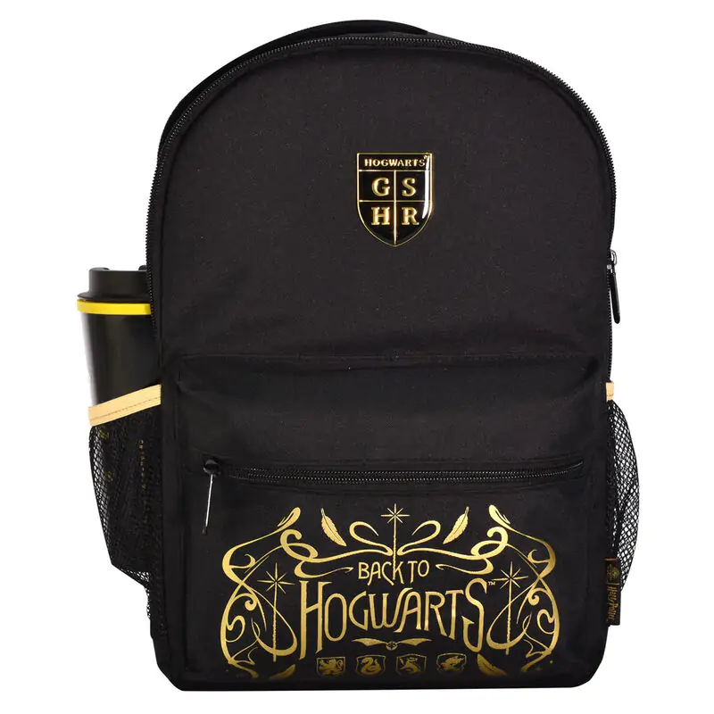 Harry Potter Core Backpack Black &amp; Camel Hogwarts product photo
