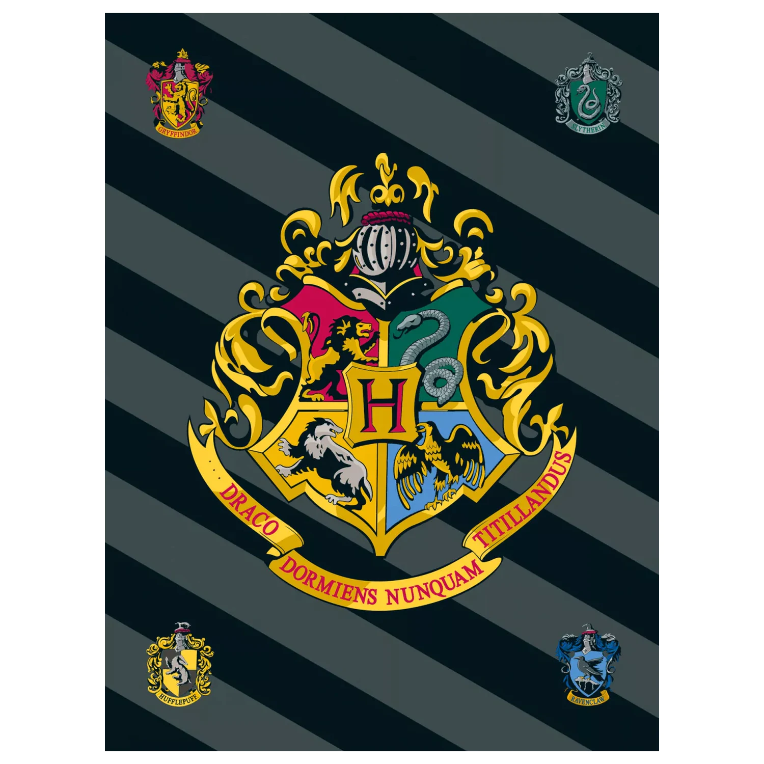 Harry Potter Crest fleece blanket 100x150cm product photo