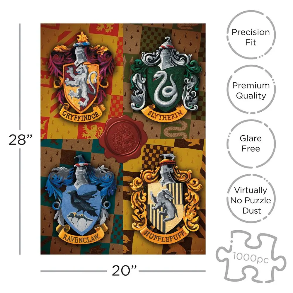 Harry Potter Jigsaw Puzzle Crests (1000 pieces) product photo