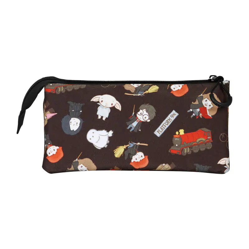 Harry Potter Cute triple pencil case product photo