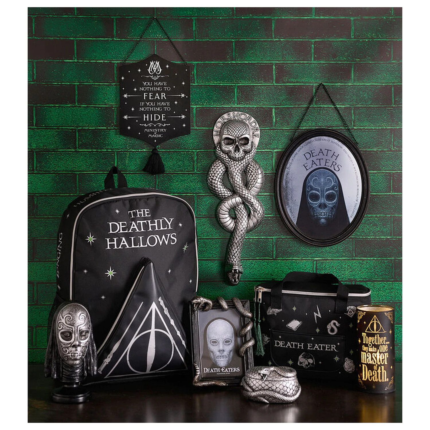 Harry Potter Dark Arts Death Eater mirrored plaque product photo
