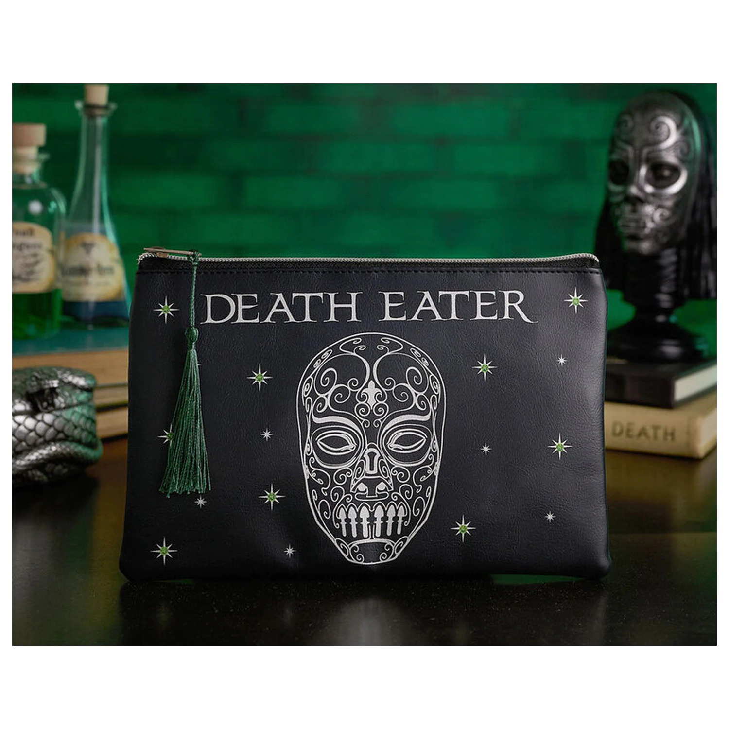 Harry Potter Dark Arts Death Eater makeup pouch product photo