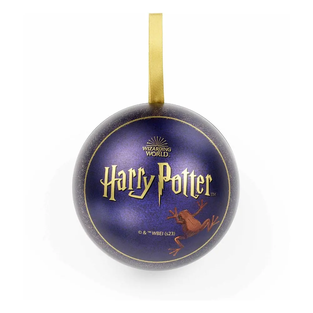 Harry Potter tree ornment with Pin Badge Deck Chocolate Frog product photo