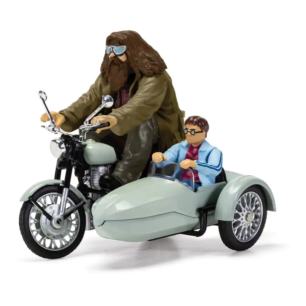 Harry Potter Die Cast Model 1/36 Hagrid's Motorcycle &amp; Sidecar product photo