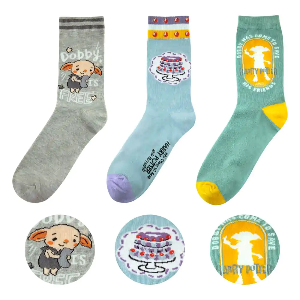 Harry Potter Socks 3-Pack Dobby termékfotó