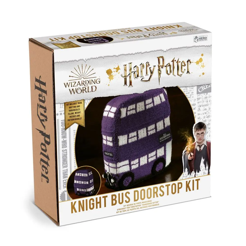 Harry Potter Knitting Kit Doorstop Knight Bus product photo