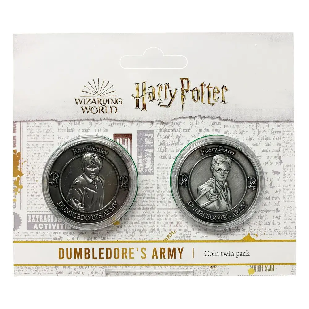 Harry Potter Collectable Coin 2-pack Dumbledore's Army: Harry &amp; Ron Limited Edition product photo