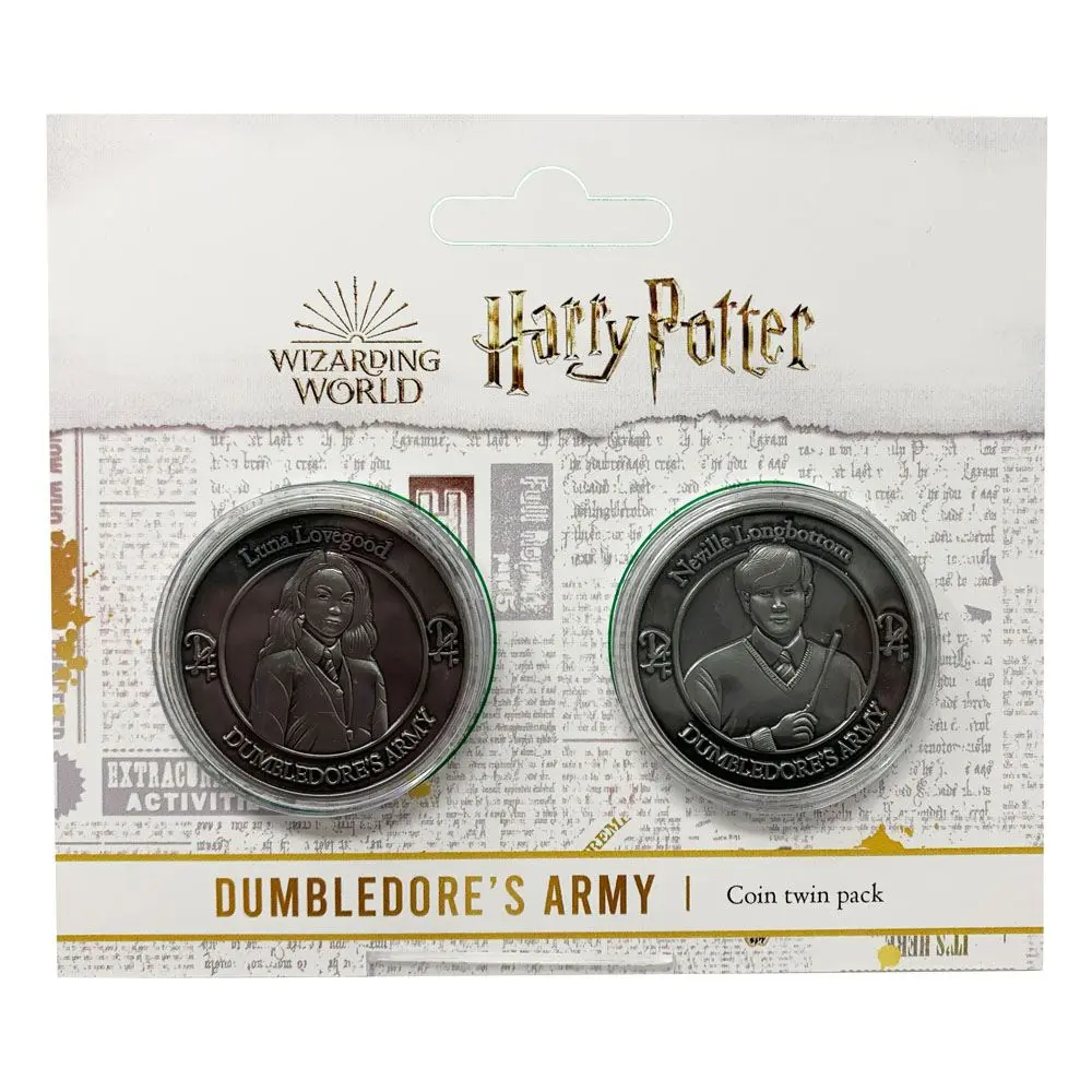 Harry Potter Collectable Coin 2-pack Dumbledore's Army: Neville &amp; Luna Limited Edition product photo