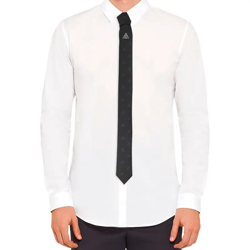 Harry Potter Deathly Hallows deluxe necktie product photo