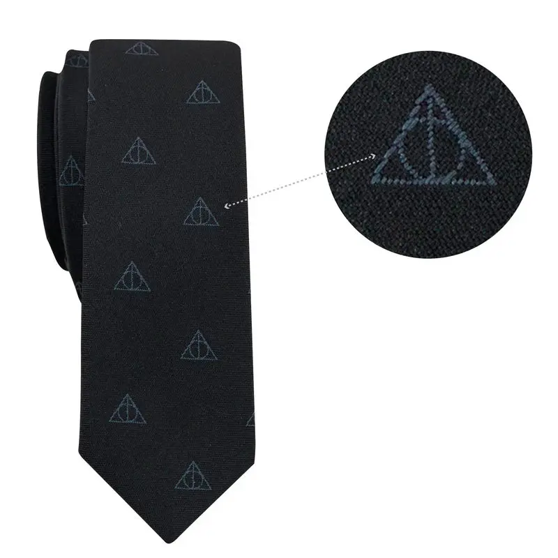 Harry Potter Deathly Hallows deluxe necktie product photo