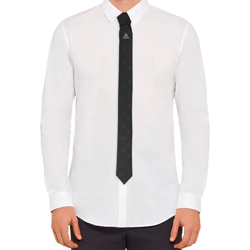 Harry Potter Deathly Hallows deluxe necktie product photo